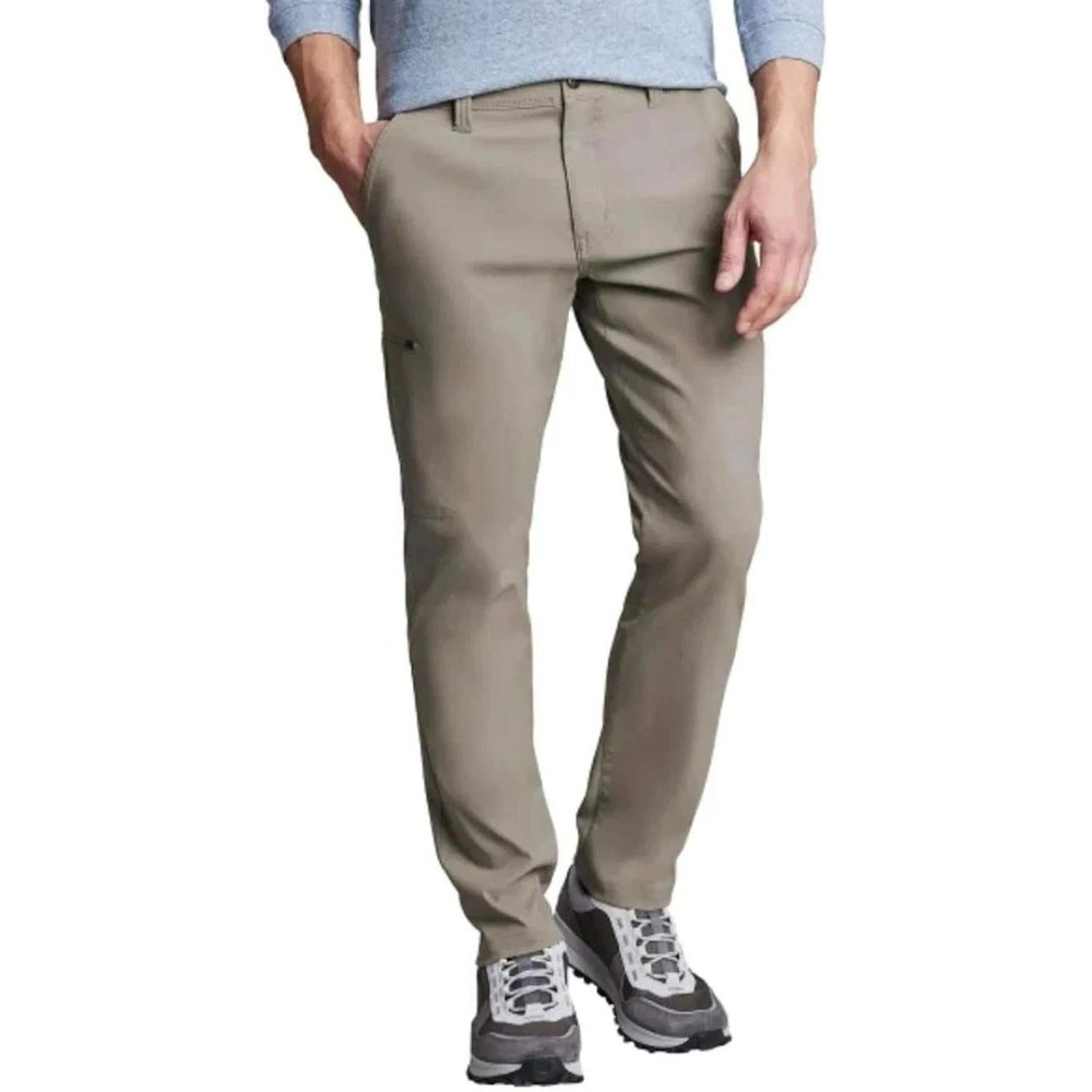 Copper & Oak Supply Co Mens Tan Tech Cargo Pants 40x30‎ Khaki Polyester Utility